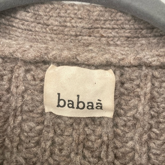 Babaa Sweater Cardigan no.19 Mist Preshrunk - Picture 2 of 3